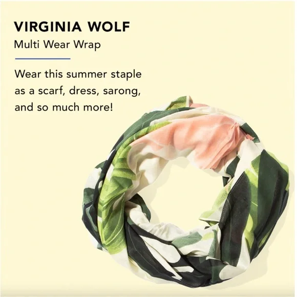 Virginia Wolf Floral Multi Way Wrap - Picture 5 of 12